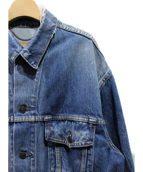 BALENCIAGA（バレンシアガ）BALENCIAGA (バレンシアガ) バックロゴデニムジャケット サイズ:34の古着・服飾アイテム