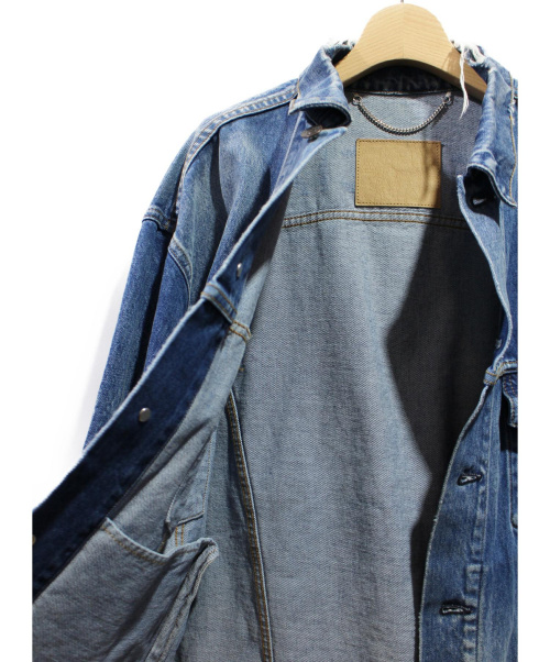 BALENCIAGA（バレンシアガ）BALENCIAGA (バレンシアガ) バックロゴデニムジャケット サイズ:34の古着・服飾アイテム