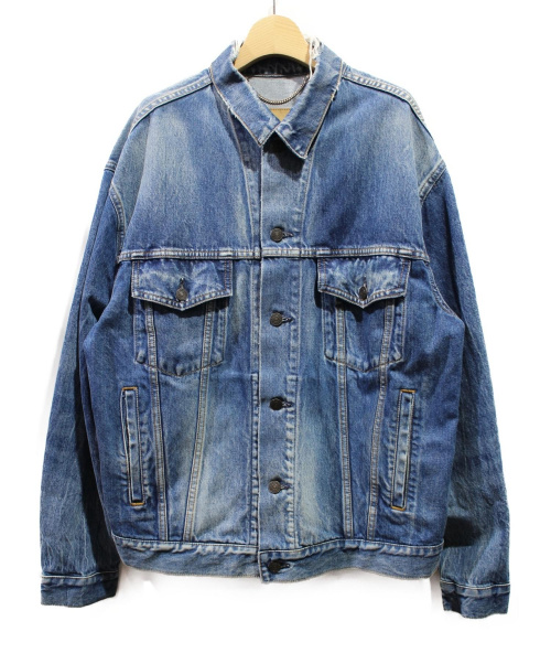 BALENCIAGA（バレンシアガ）BALENCIAGA (バレンシアガ) バックロゴデニムジャケット サイズ:34の古着・服飾アイテム