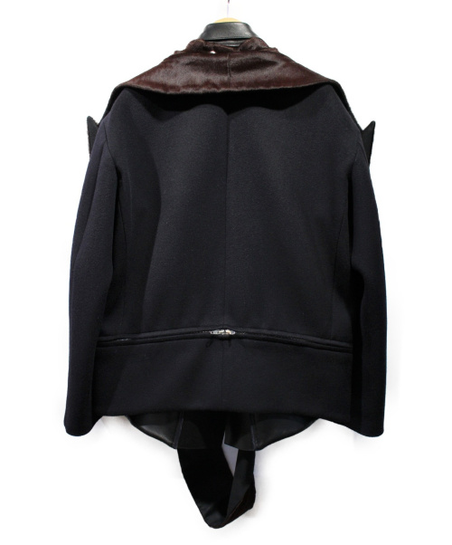 CELINE（セリーヌ）CELINE (セリーヌ) ショートコート ネイビー サイズ:34の古着・服飾アイテム