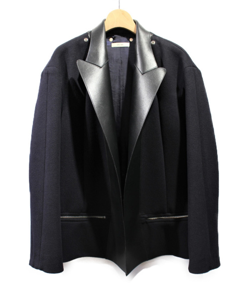 CELINE（セリーヌ）CELINE (セリーヌ) ショートコート ネイビー サイズ:34の古着・服飾アイテム