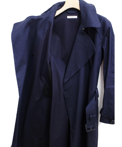 CELINE（セリーヌ）CELINE (セリーヌ) ×MACKINTOSHトレンチコート ネイビー サイズ:36の古着・服飾アイテム