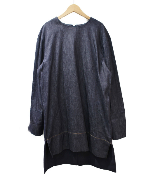 MARNI（マルニ）MARNI (マルニ) デニム切替ワンピース ネイビー サイズ:3 未使用品の古着・服飾アイテム