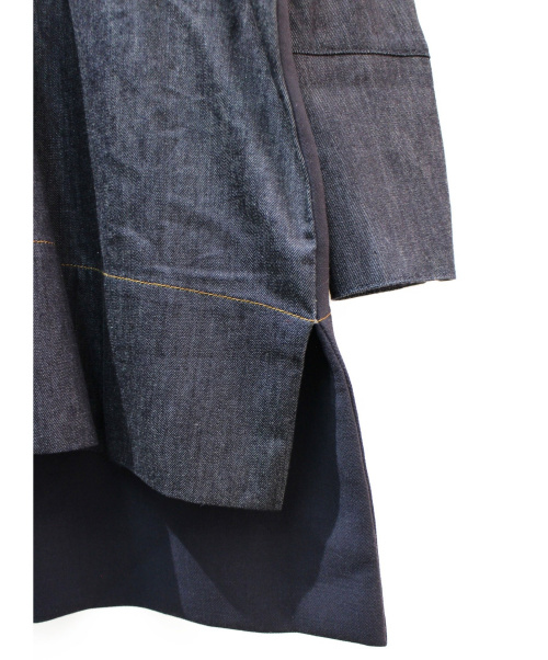 MARNI（マルニ）MARNI (マルニ) デニム切替ワンピース ネイビー サイズ:3 未使用品の古着・服飾アイテム