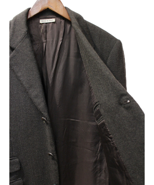 HERMES（エルメス）HERMES (エルメス) サイドレースウールジャケット ブラウン サイズ:48の古着・服飾アイテム