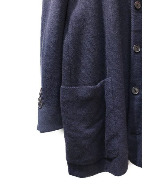 HERMES（エルメス）HERMES (エルメス) カシミヤジャケット ネイビー サイズ:Mの古着・服飾アイテム