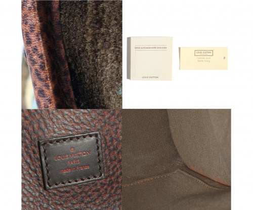 LOUIS VUITTON（ルイ ヴィトン）LOUIS VUITTON (ルイ ヴィトン) カーペットトートバッグ オリーブ×ブラウン サイズ:-  AS0065の古着・服飾アイテム
