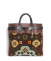 LOUIS VUITTON（ルイ ヴィトン）の古着「カーペットトートバッグ」｜オリーブ×ブラウン