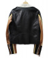 FENDI (フェンディ) ライダースジャケット ブラウン×ブラック サイズ:40：69800円