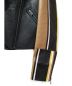 中古・古着 FENDI (フェンディ) ライダースジャケット ブラウン×ブラック サイズ:40：69800円