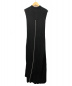 CELINE (セリーヌ) ジップニットワンピース/フィービー期 ブラック サイズ:S：54800円