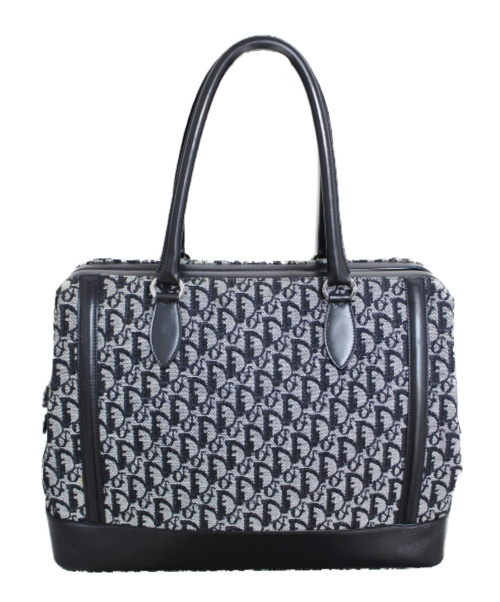 Christian Dior（クリスチャン ディオール）Christian Dior (クリスチャンディオール) トロッターボストンバッグ ブラック サイズ:- トロッター BOB0052の古着・服飾アイテム