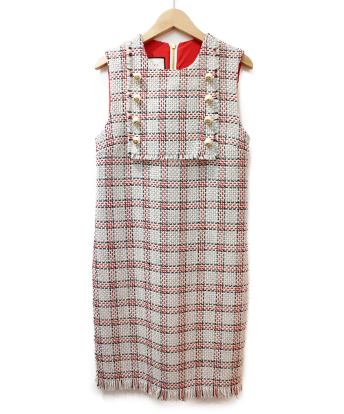 GUCCI（グッチ）GUCCI (グッチ) ノースリーブワンピース サイズ:表記無しの古着・服飾アイテム