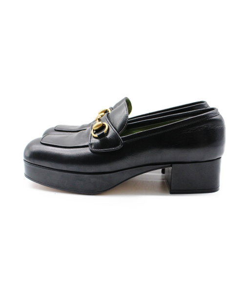 GUCCI（グッチ）GUCCI (グッチ) ホースビットローファー ブラック サイズ:39 565365の古着・服飾アイテム