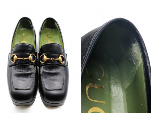 GUCCI（グッチ）GUCCI (グッチ) ホースビットローファー ブラック サイズ:39 565365の古着・服飾アイテム