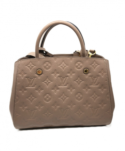 LOUIS VUITTON（ルイ ヴィトン）LOUIS VUITTON (ルイヴィトン) モンテーニュBB トープ サイズ:ｰ モノグラム・アンプラント M50693の古着・服飾アイテム