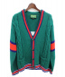 GUCCI（グッチ）の古着「GUCCI DIY/ニットカーディガン」｜グリーン