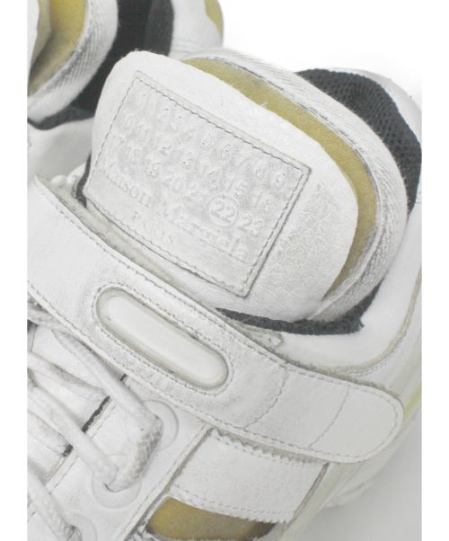 Maison Margiela（メゾンマルジェラ）Maison Margiela (メゾンマルジェラ) 19SS ロートップレトロフィットスニーカー ホワイト サイズ:39の古着・服飾アイテム