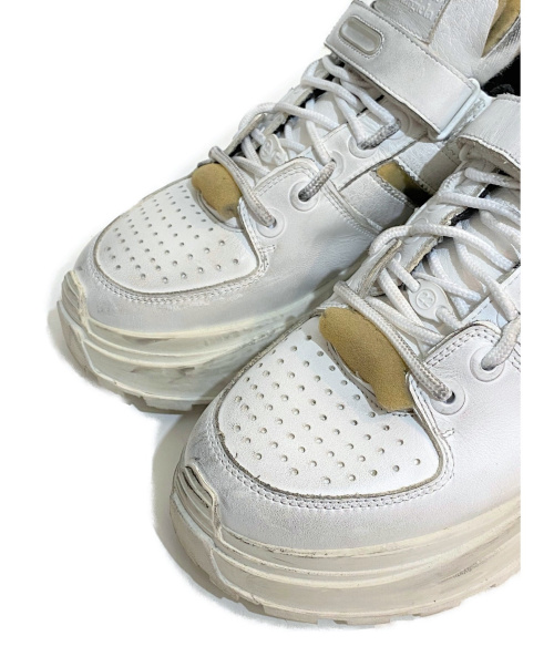 Maison Margiela（メゾンマルジェラ）Maison Margiela (メゾンマルジェラ) 19SS ロートップレトロフィットスニーカー ホワイト サイズ:39の古着・服飾アイテム