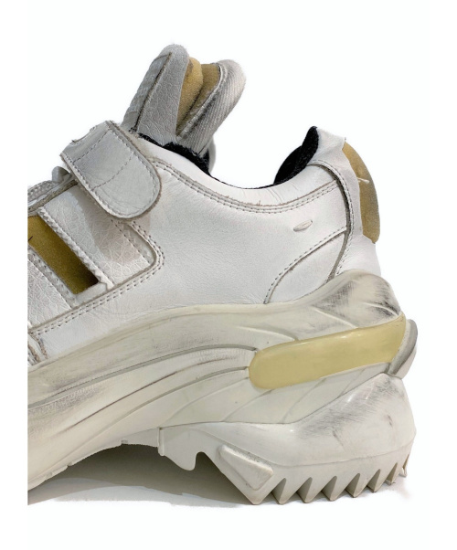 Maison Margiela（メゾンマルジェラ）Maison Margiela (メゾンマルジェラ) 19SS ロートップレトロフィットスニーカー ホワイト サイズ:39の古着・服飾アイテム