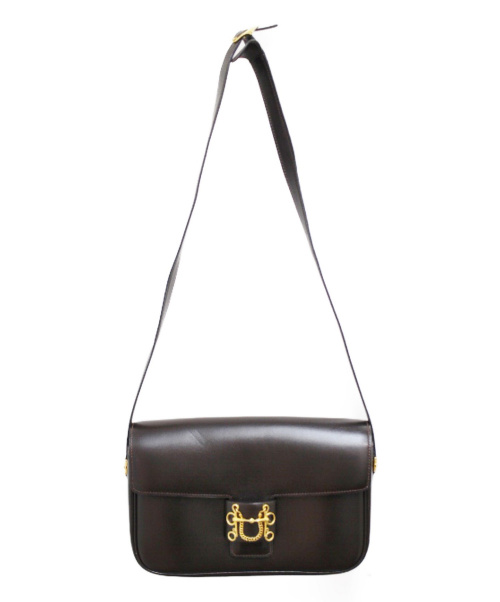 HERMES（エルメス）HERMES (エルメス) ソローニュ ブラウン サイズ:- ボックスカーフ -の古着・服飾アイテム