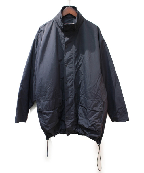 BALENCIAGA（バレンシアガ）BALENCIAGA (バレンシアガ) オーバーシルエットナイロンコート ブラック サイズ:36の古着・服飾アイテム