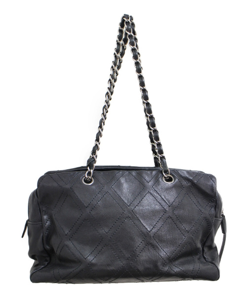CHANEL（シャネル）CHANEL (シャネル) チェーンショルダーバッグ ブラック サイズ:- 1078769の古着・服飾アイテム
