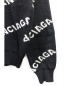中古・古着 BALENCIAGA (バレンシアガ) Itarsiaロゴニット ブラック サイズ:XS：57800円