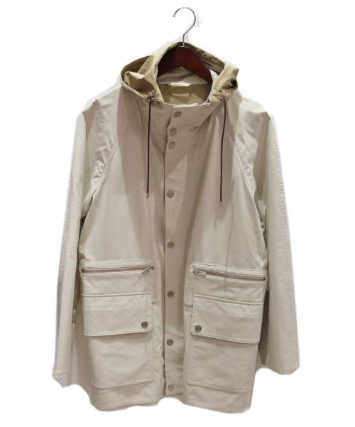 HERMES（エルメス）HERMES (エルメス) フーデットナイロンジャケット ベージュ サイズ:44の古着・服飾アイテム