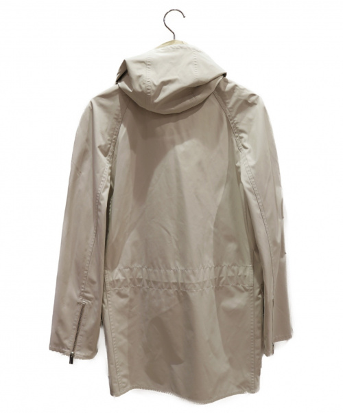 HERMES（エルメス）HERMES (エルメス) フーデットナイロンジャケット ベージュ サイズ:44の古着・服飾アイテム