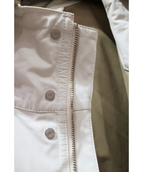 HERMES（エルメス）HERMES (エルメス) フーデットナイロンジャケット ベージュ サイズ:44の古着・服飾アイテム