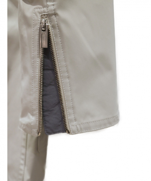 HERMES（エルメス）HERMES (エルメス) フーデットナイロンジャケット ベージュ サイズ:44の古着・服飾アイテム