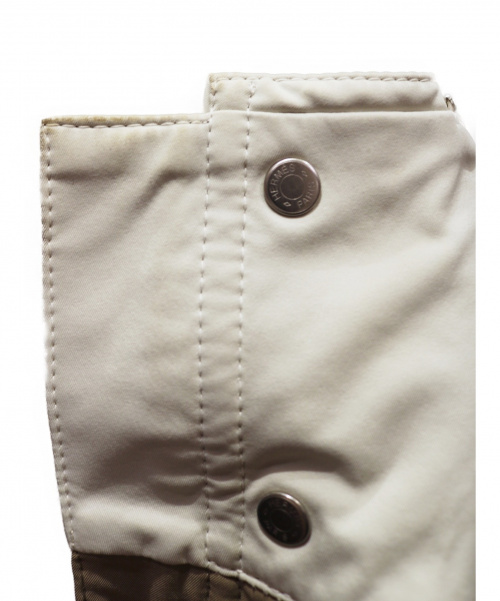 HERMES（エルメス）HERMES (エルメス) フーデットナイロンジャケット ベージュ サイズ:44の古着・服飾アイテム