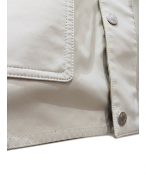 HERMES（エルメス）HERMES (エルメス) フーデットナイロンジャケット ベージュ サイズ:44の古着・服飾アイテム