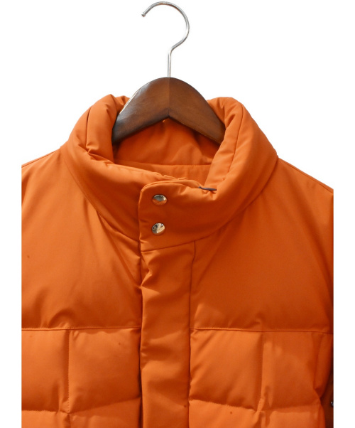 HERMES（エルメス）HERMES (エルメス) フィヨルドメンズダウンジャケット オレンジ サイズ:Mの古着・服飾アイテム