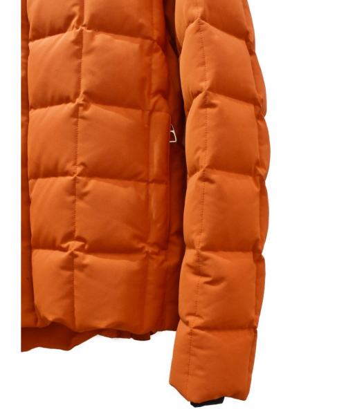 HERMES（エルメス）HERMES (エルメス) フィヨルドメンズダウンジャケット オレンジ サイズ:Mの古着・服飾アイテム