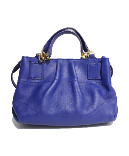 Salvatore Ferragamo（サルヴァトーレ フェラガモ）Salvatore Ferragamo (サルヴァトーレフェラガモ) 2WAYショルダーバッグ ブルー サイズ:- EE-21 E237の古着・服飾アイテム