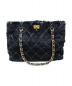 CHANEL（シャネル）の古着「ファーチェーントートバッグ」｜ブラック