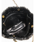 中古・古着 CHANEL (シャネル) ファーチェーントートバッグ ブラック サイズ:- 7436266：97800円