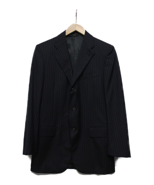 HERMES（エルメス）HERMES (エルメス) ストライプ3Bスーツ ネイビー サイズ:46の古着・服飾アイテム