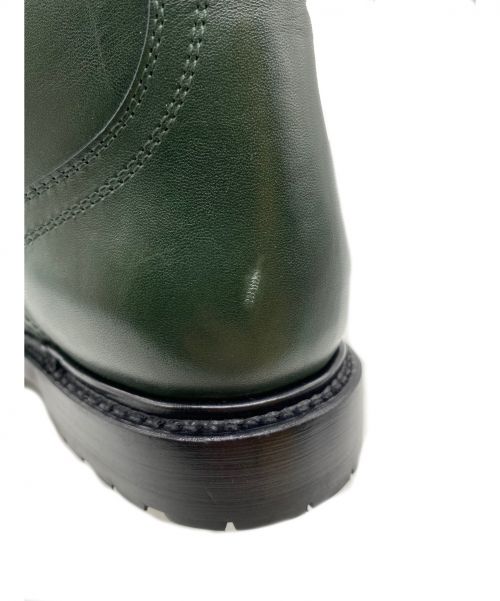 CELINE（セリーヌ）CELINE (セリーヌ) サイドジップブーツ グリーン サイズ:38の古着・服飾アイテム