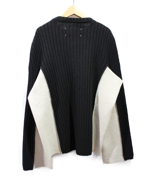 Maison Margiela（メゾンマルジェラ）Maison Margiela (メゾンマルジェラ) 19AW リブバイカラーニット サイズ:Sの古着・服飾アイテム