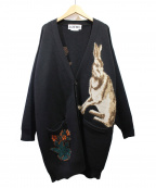 LOEWEロエベ）の古着「×William Morris ロングカーディガン」｜ブラック