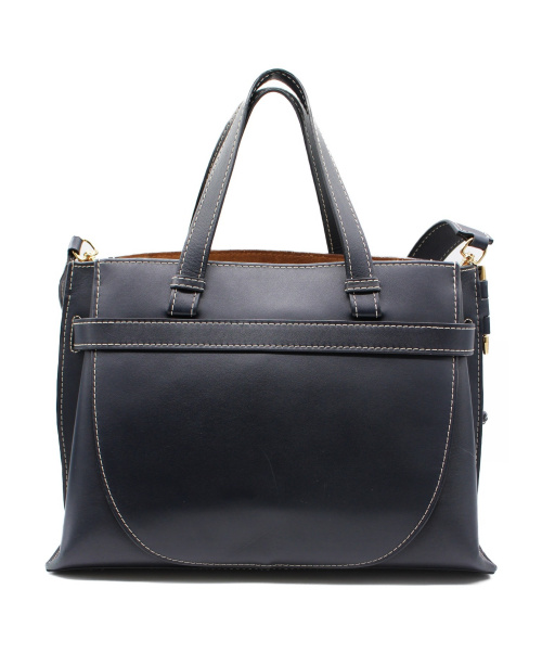 LOEWE（ロエベ）LOEWE (ロエベ) ゲートトップハンドル2WAYバッグ ネイビー サイズ:- 061825の古着・服飾アイテム