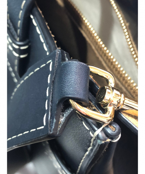 LOEWE（ロエベ）LOEWE (ロエベ) ゲートトップハンドル2WAYバッグ ネイビー サイズ:- 061825の古着・服飾アイテム