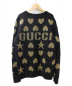 GUCCI（グッチ）の古着「ハートスターウールニット」｜ブラック