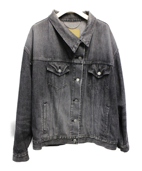 BALENCIAGA（バレンシアガ）BALENCIAGA (バレンシアガ) プルドデニムジャケット ブラック サイズ:34の古着・服飾アイテム