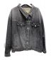 BALENCIAGA（バレンシアガ）の古着「プルドデニムジャケット」｜ブラック