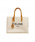 CELINEセリーヌ）の古着「ホリゾンタルキャンバス」｜アイボリー×ブラウン