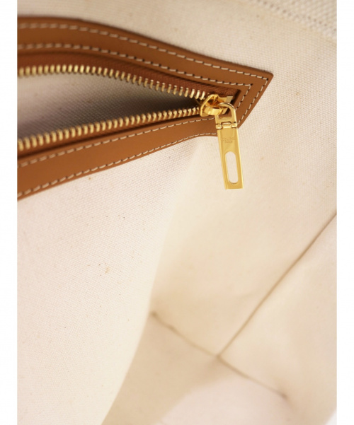 CELINE（セリーヌ）CELINE (セリーヌ) ホリゾンタルキャンバス アイボリー×ブラウン サイズ:-の古着・服飾アイテム